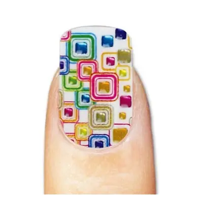 Sticker pentru unghii, cu strassuri, Nascita, 12 MCSNASSTCXX0012