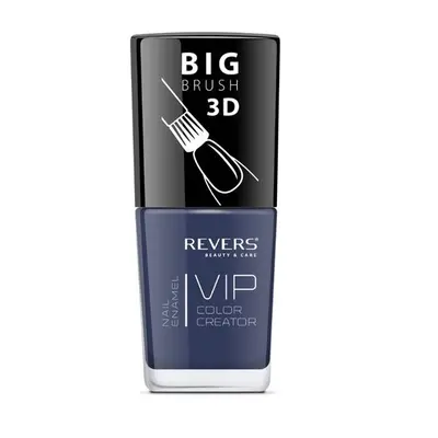 Lac de unghii Vip, 3D, Revers, albastru, mat, 12 ml, Nr 010