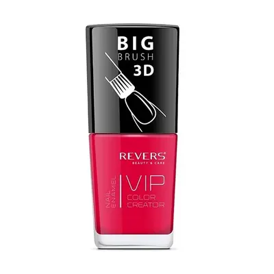 Lac de unghii Vip, 3D, Revers, rosu, 12 ml, Nr 112 - mat
