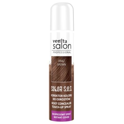 Spray Camuflare Radacini, S.O.S., pentru par Castaniu, Venita, 75ml