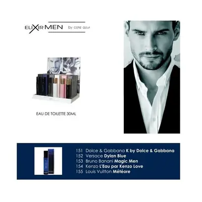 Apa de toaleta Cote d'Azur, Elixir, Blue, Barbati, 30ml