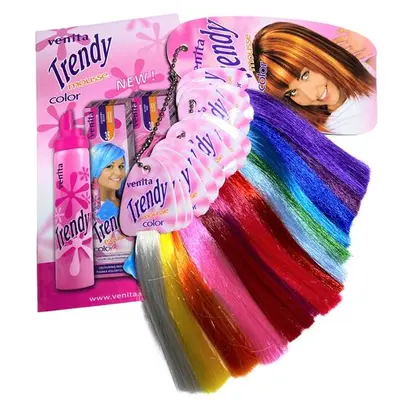 Paletar de culori spuma coloranta pentru par Trendy Mousse, Venita