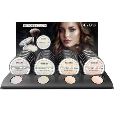 Set 24 bucati Iluminator pudra, Strobe and Glow, Revers, 5-8, 8 g