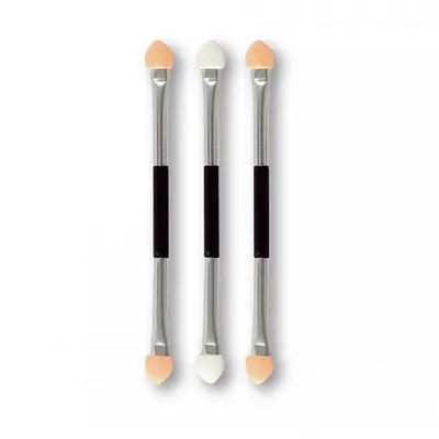 Set 3 bucati Aplicator dublu pentru fard de pleoape, Top Choice