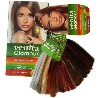 Paletar de culori vopsea de par Glamour, Venita