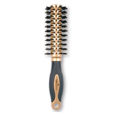 Perie de par pentru coafat, cu par natural, Gold, Top Choice, Ø25/50