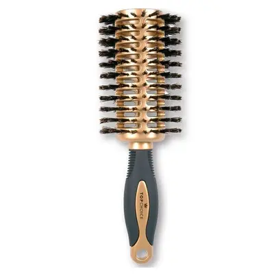 Perie de par pentru coafat, cu par natural, Gold, Top Choice, &Oslash;46/75