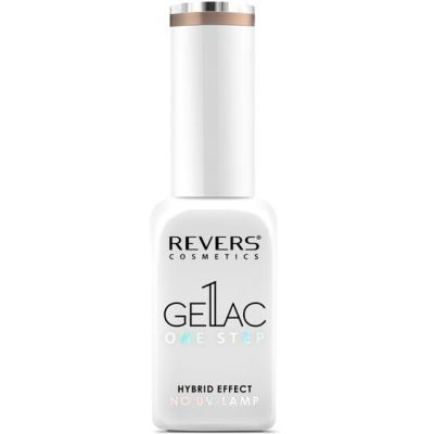 Lac de unghii Gellac 1 Step, Hybrid Effect, Non UV, Revers, 15 Nude, 10 ml