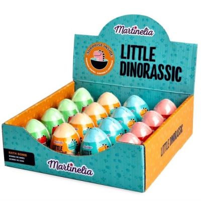 Set 16 bile efervescente de baie Little Dinorassic Surprise Bath Bomb Martinelia 99587, 140 g
