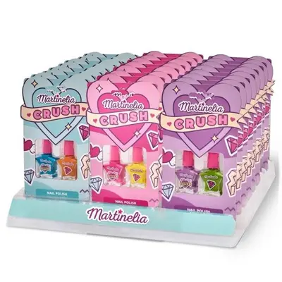 Set 24 bucati Pachet 2 lacuri de unghii asortate Crush Nail Duo Martinelia 11102