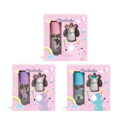 Set 6 bucati body mist si balsam de buze Mr Sweet Dreams Martinelia 24185, 103ml