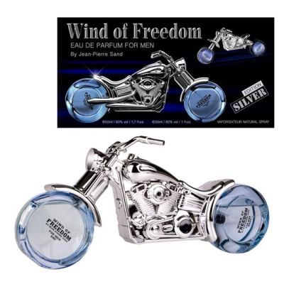 Apa de parfum pentru barbati, Wind of Freedom Silver, Accentra, 30ml zi & 50ml noapte
