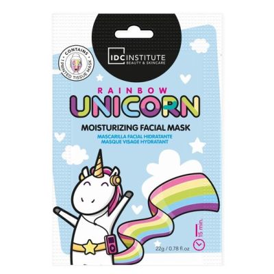 Mască facială hidratantă Rainbow Unicorn, IDC Institute, 90016, 22g