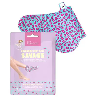 Set 2 sosete hidratante pentru picioare Savage, IDC Institute 11133