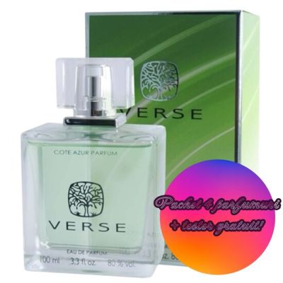 Set 4 Apa de Parfum Cote d'Azur Verse, Femei, 100 ml + Tester GRATUIT