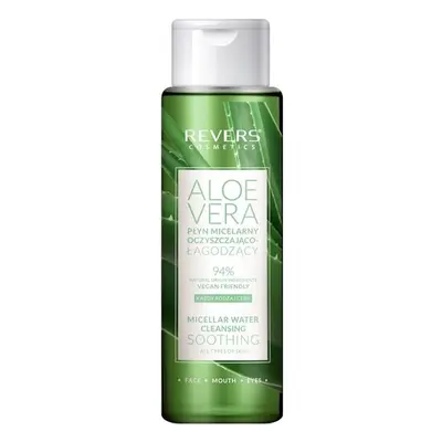 Apa micelara demachianta, cu extract de aloe vera, vegana, Revers, 400 ml