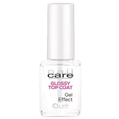 Lac de unghii Top Coat Glossy Quiz Cosmetics, 12ml
