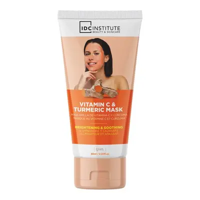 Mască cu vitamina C și argilă de turmeric, pentru strălucire și catifelare IDC Institute 68038, 60 ml