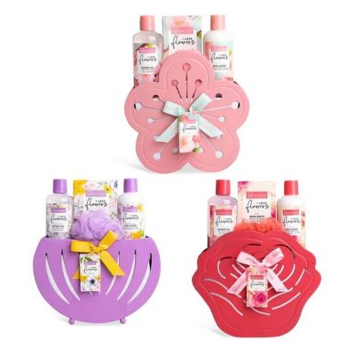 Pachet  6 x Set 4 produse cosmetice I love Flowers, IDC Institute 44052