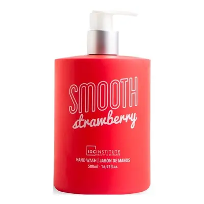 Sapun lichid cu dispenser si aroma de capsuni Smooth IDC Institute 40745, 500ml