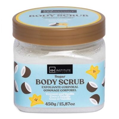 Scrub exfoliant pe baza de zahar cu cocos & vanilie IDC Institute 12209, 470G