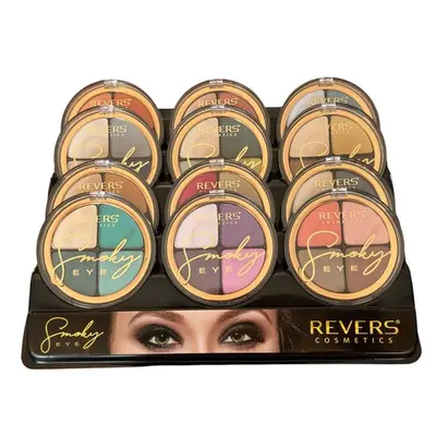 Set 12 bucati fard de pleoape Smoky Eye, Revers, Set 2 M+P