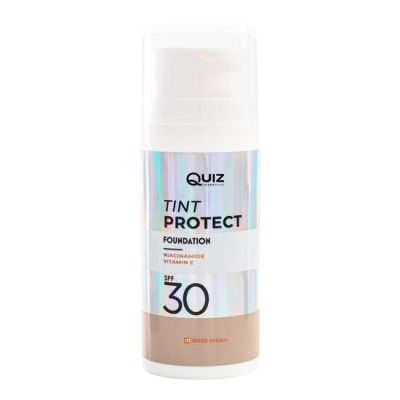 Fond de ten Tint Protect SPF30, Quiz, Nr 01 Rose Ivory, 30ml