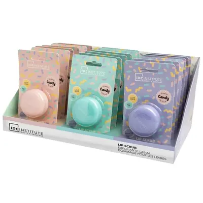 Set 18 bucati asortate Scrub de buze Candy Sugar 12207, IDC Institute