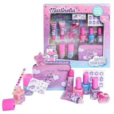 Set cosmetice si accesorii fetite, Little Unicorn, 12020, Martinelia