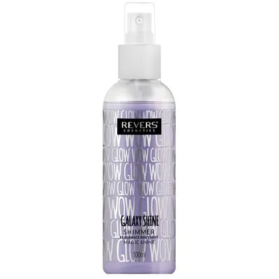 Spray de corp parfumat, cu particule sclipitoare, holografic, Galaxy Shine, Reevers, 100 ml