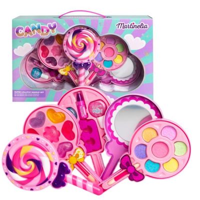 Trusa de machiaj pentru fetite Candy Lolipop 12155, Martinelia