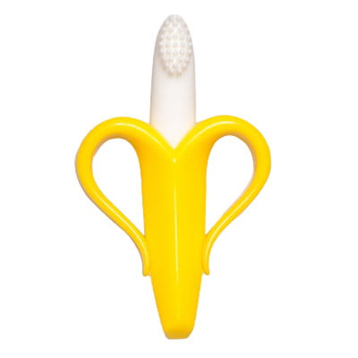 Jucarie pentru dentitie 2 in 1 banana