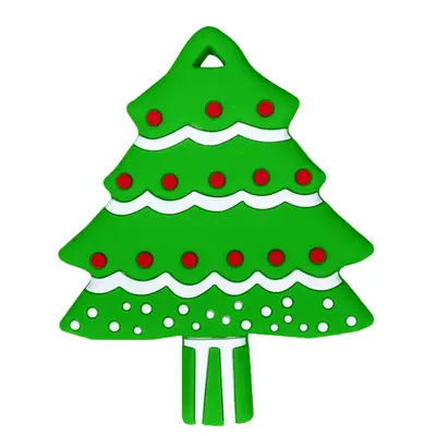 Jucarie pentru dentitie din silicon - brad