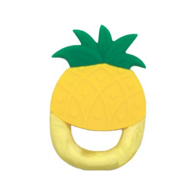 Jucarie pentru dentitie din silicon, Coccorito, Ananas