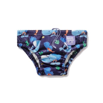 Scutec pentru inot refolosibil, Bambino Mio, 6-12 luni, Squeak