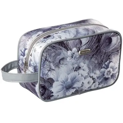 Gentuta cosmetica pentru femei, Floral, Top Choice 95771, gri