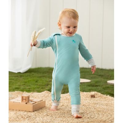 Love to Dream, Overall ECOVERO,    cu fermoar, 3-6 luni, Marine Blue