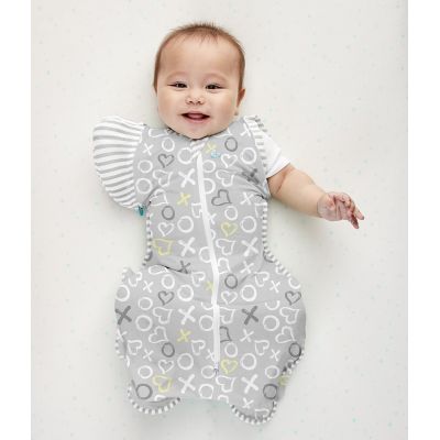 Love to Dream, sac de dormit pentru tranzitie din bambus,  6-8.5kg,  0.2 TOG, Bamboo kisses white