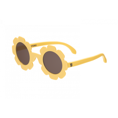Ochelari de soare copii, ultraflexibili,  Babiators, Sweet Sunflower, lentile amber, 0-2 ani