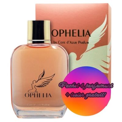 Pachet 4 x Apa de Parfum Cote d'Azur Ophelia, Femei, 100 ml + Tester GRATUIT