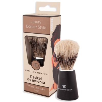Pamatuf pentru barbierit, 100% peri naturali, Top Choice, 30697