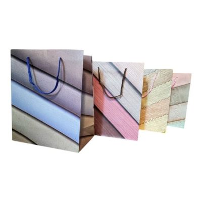 Pungi de cadou, model Stripes, S, set de 12 buc