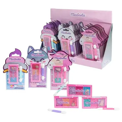 Set 18 fard pleoape pentru fetite, World, Martinelia, 35078, 3g