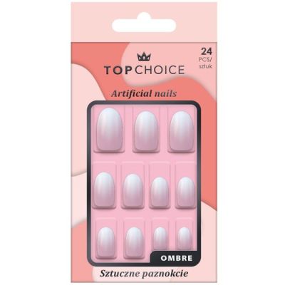 Set 24 unghii artificiale Top Choice, 78453, Ombre