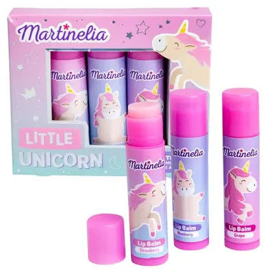 Set 3 balsam de buze Little Unicorn, Martinelia, 12086
