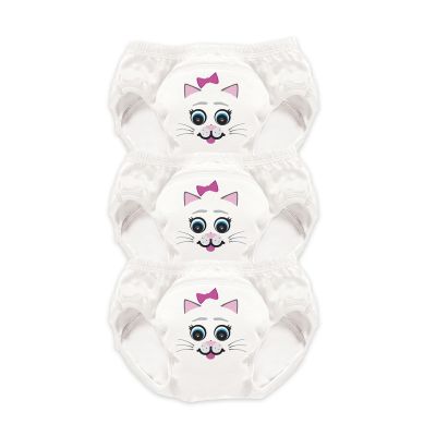 Set de 3 chilotei de antrenament la olita My Little Training Pants, 2-3 ani, Pisica