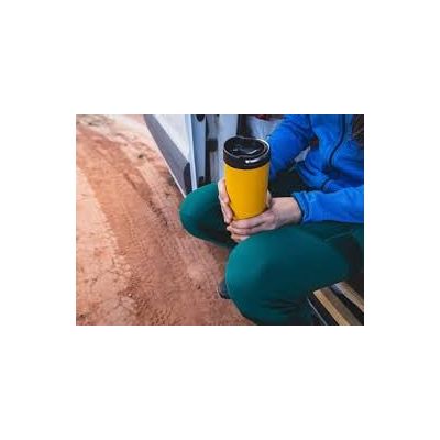 Sticla termica TK Wide Cafe Cap, Klean Kanteen, 473 ml, Black