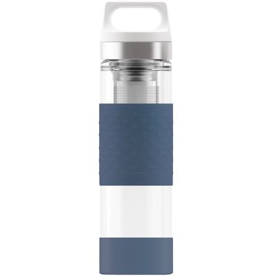 Termos din sticla Hot & Cold Glass Midnight, 0.4l
