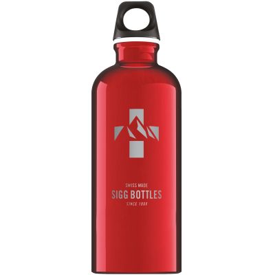 Bidon din aluminiu Mountain Red, 0.6l