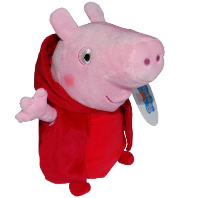 Jucarie din plus Peppa Pig cu pelerina, 29 cm